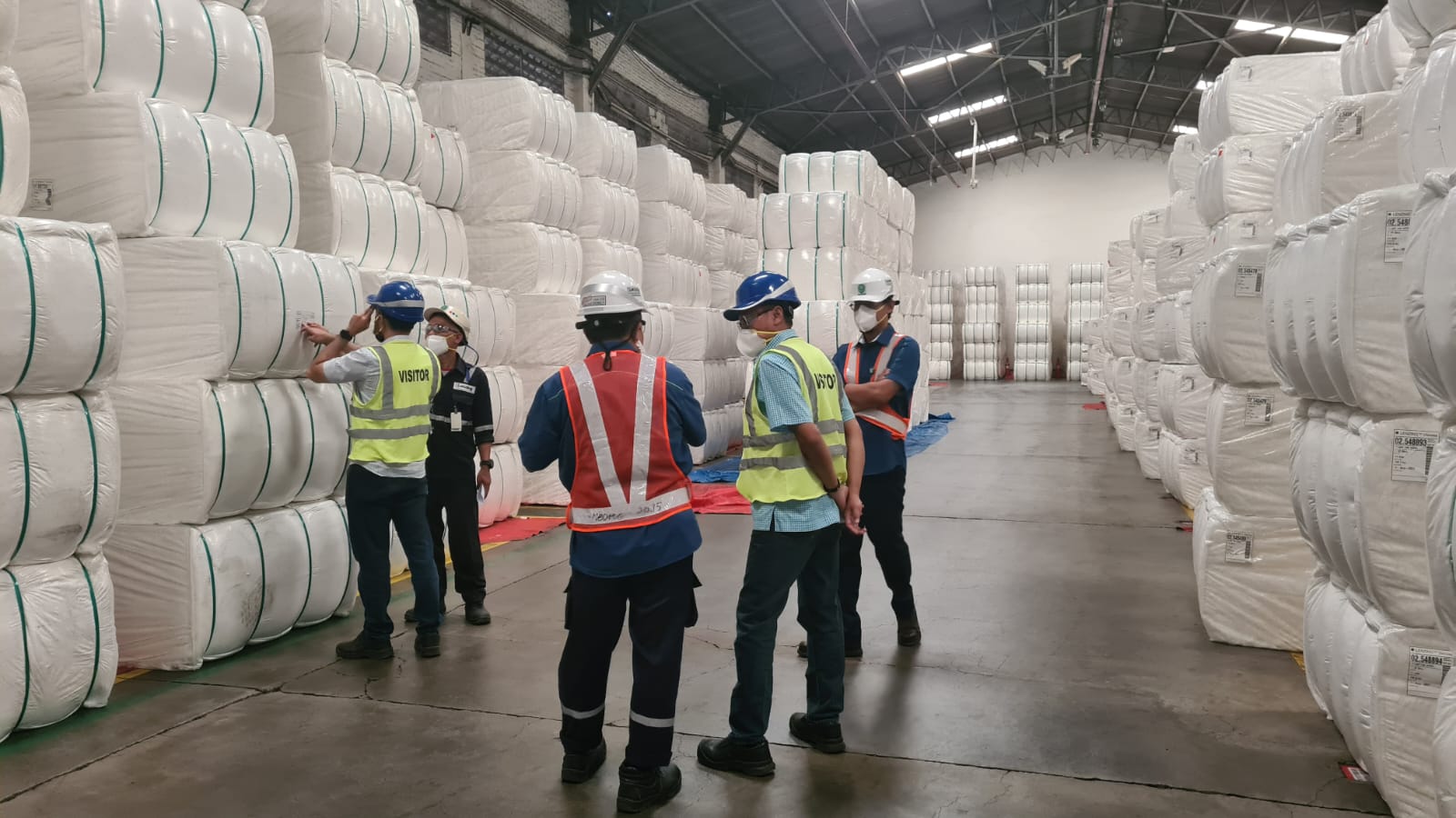 Viscose manufacturing warehouse